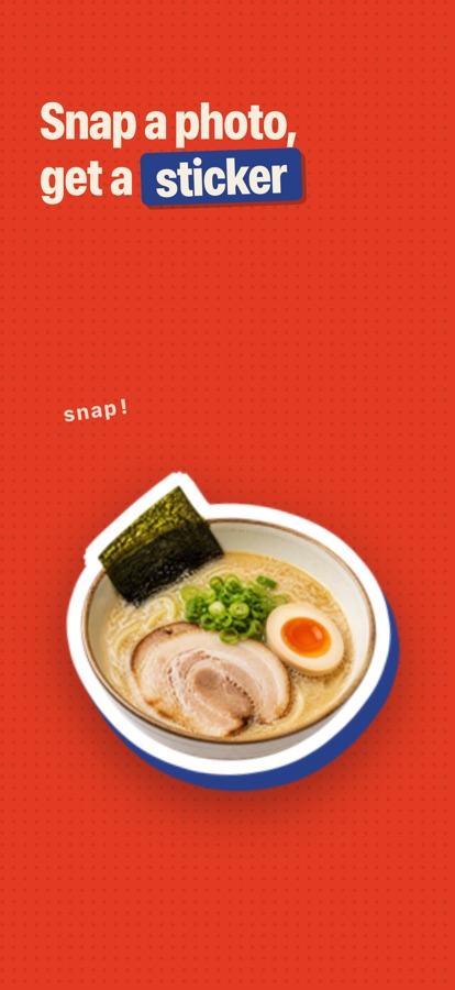 Snap a photo, get a sticker