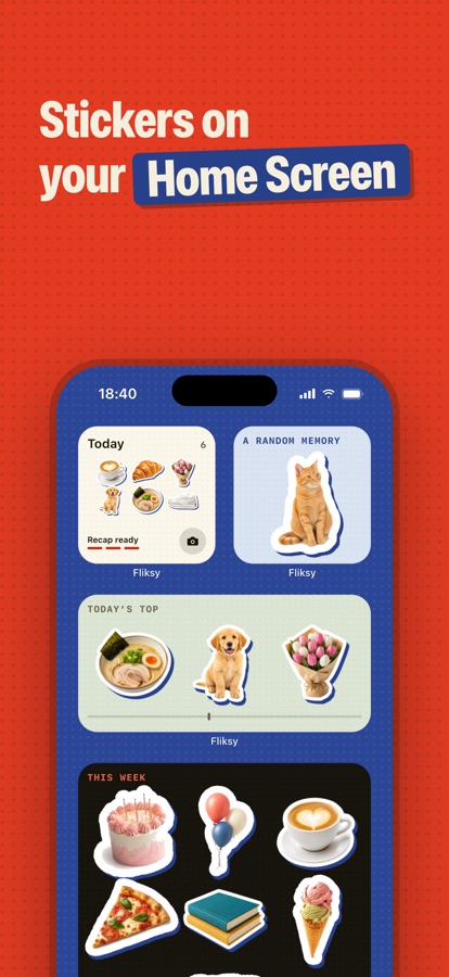 Stickers on your Home Screen